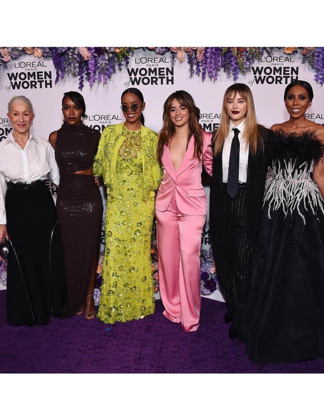 キャサリン・ラングフォードのインスタグラム：「Women of Worth 🌷 Celebrating this outstanding program with outstanding women @lorealparis」