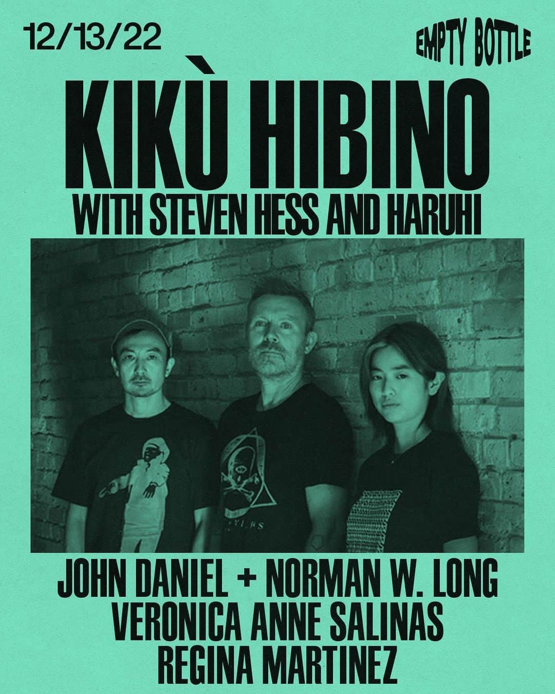 HARUHIのインスタグラム：「Hello. Come see us play. Woo!  Tickets at empty bottle.com  Doors: 7:30PM / Show: 8:30PM」