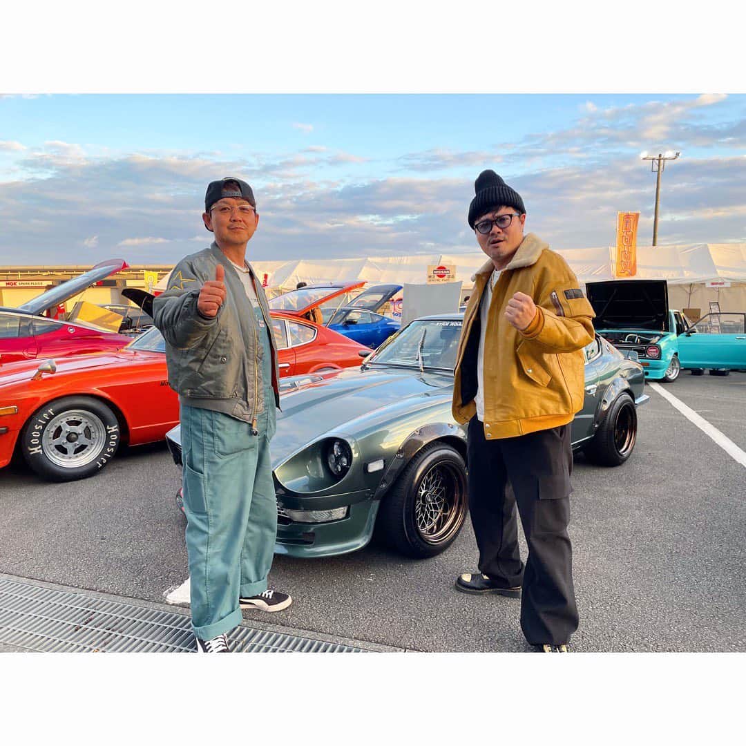 佐田正樹のインスタグラム：「社長に招待状貰って、大阪からFUJISPEEDWAYに移動して、NISMOフィスティバルに遊び来たよ‼︎  色んな再会が出来て最高やった‼︎  押忍やね‼︎  押忍‼︎」