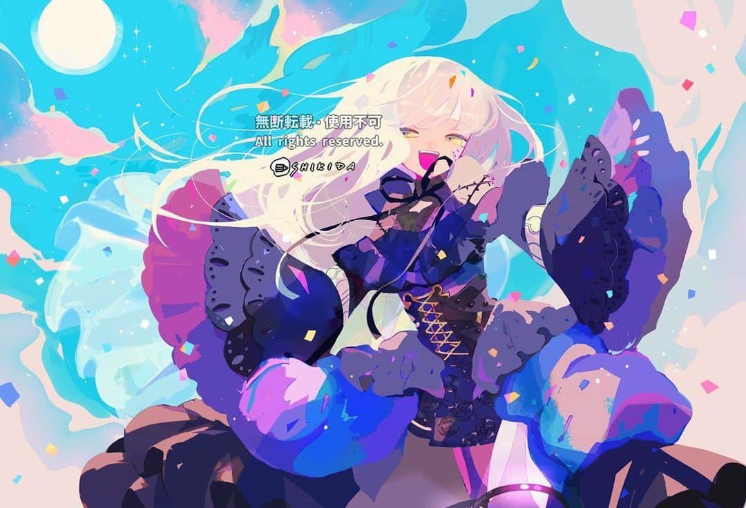 のインスタグラム：「｜🌈SHIKIDA WORKS🌈｜#shikidaworks  ブシロードミュージック様 BanG Dream!  バンドリ！×音声創作ソフト「CeVIO AI」 ✦ 夢ノ結唱プロジェクト ✦ 楽曲カバー企画にてROSEちゃんのイラストを担当させていただきました！🌹🦋  【追記】 2023.1.31 MV公開されました！👏👏❤️ ・ ・ ・ 【公式】夢ノ結唱ROSE　キズナミュージック♪【COVER】   https://youtu.be/sCKI9M1c9RI  よろしくお願いいたします！  #バンドリ #夢ノ結唱   #rose #ブシロードミュージック  #illustration #art #イラスト #イラストレーター #イラストレーション #いらすとぐらむ」