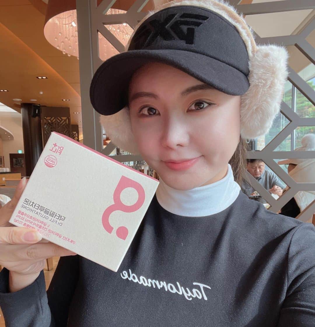 リュ・ジヘのインスタグラム：「아해언니가 선물해준 닥터필글루타치온💕  #닥터필글루타치온」