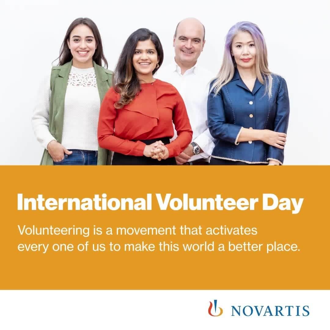 ノバルティスのインスタグラム：「Voluntary work is one of the backbones of society.  At Novartis, volunteering is permitted during work hours – with no upper limit. Our people are empowered to volunteer on their own terms, sharing their skills and experience with the societal causes and beneficiaries they care most about.  Today, on #InternationalVolunteerDay, join us in thanking volunteers around the globe for their tireless efforts and contributions to making the world a better place!  Tap the link in our bio now and learn more about how we take a sustainable, needs-based approach to Engagement & Volunteering matching our strengths to society’s needs.   #ThankYouVolunteers #Novartis #Volunteering #Thankful」