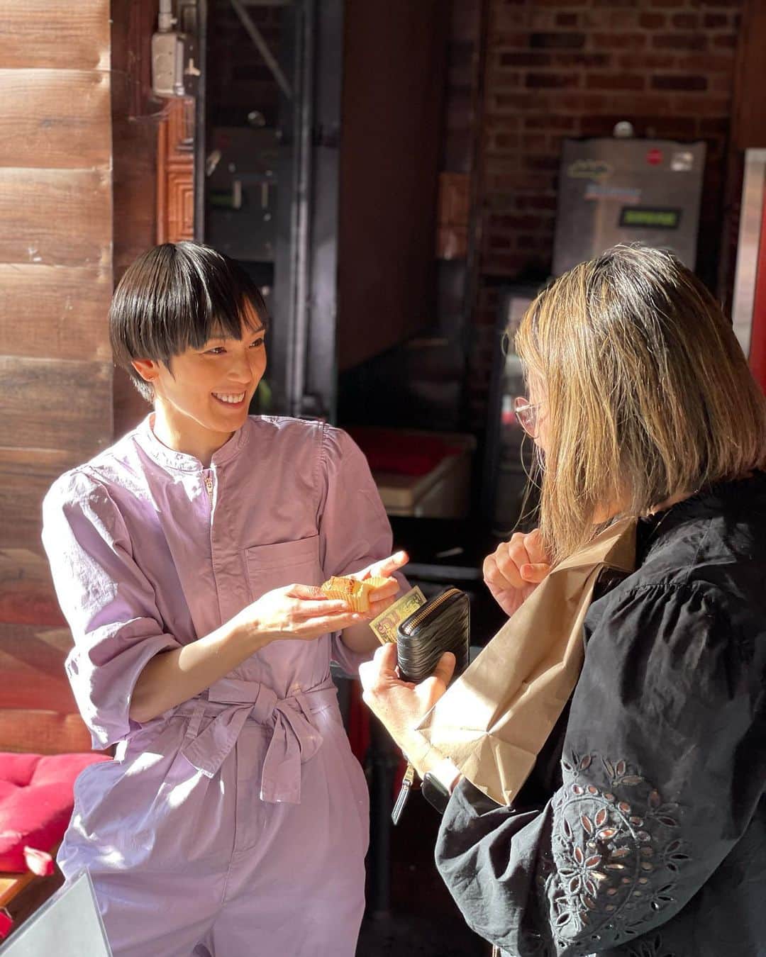 小山田サユリのインスタグラム：「Thank you for coming Japanese holiday market yesterday! @japaneseartistpopupshop   I established my company for 2 years…It was not easy for me to face this business and reality…but I was always helped by someone accidentally and consequently. I am so lucky and grateful for everyone… Especially, thank you my dad and my friends for encouraging and advising me a lot…❤️  I am still keeping learn many things and will keep improving them.   ©︎TakuyaKatsumura #oyamada #ny #nyc #brooklyn #entrepreneur」