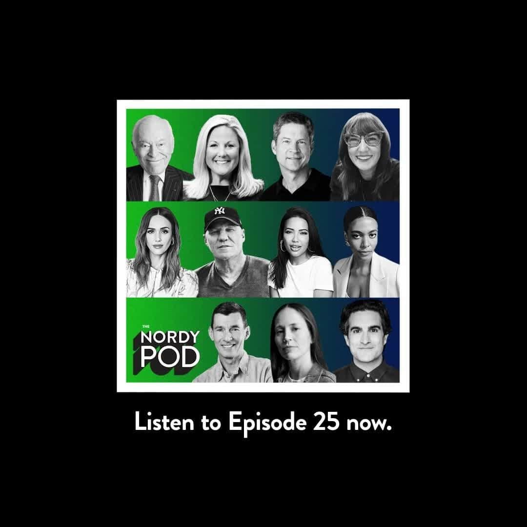 Nordstromのインスタグラム：「The Nordy Pod is turning one! 🎉 Over the last year Pete's guests included musicians, CEOs, athletes and, of course, Nordstrom employees and customers. To celebrate the podcast's first anniversary, we've rounded up our favorite moments from 2022. Head to the link in bio for a walk down memory lane.」