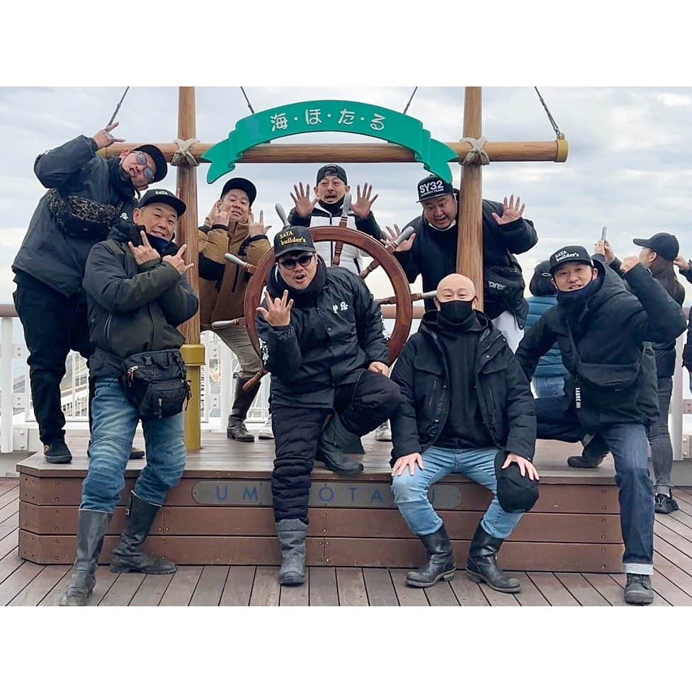 佐田正樹のインスタグラム：「2022年走り納め‼︎  みんな健康であります様に‼︎  来年も夜露死苦‼︎」