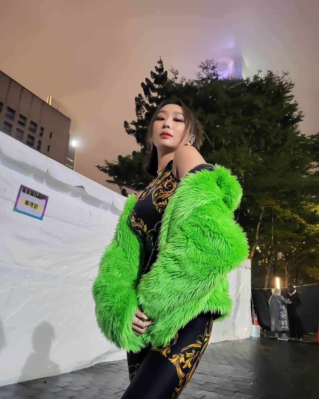 ヒョリンさんのインスタグラム写真 - (ヒョリンInstagram)「2023 New Year Eve Party in Taipei💚  #Happynewyear」1月1日 0時06分 - xhyolynx