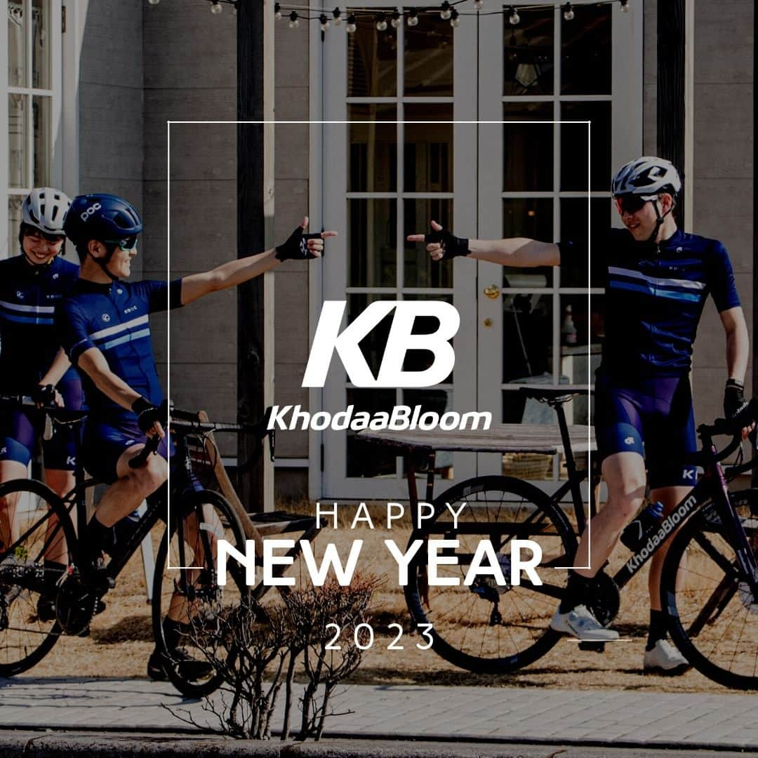 KhodaaBloomのインスタグラム：「HAPPY NEW YEAR 🚴👍👍🚴  #コーダーブルーム #KhodaaBloom」