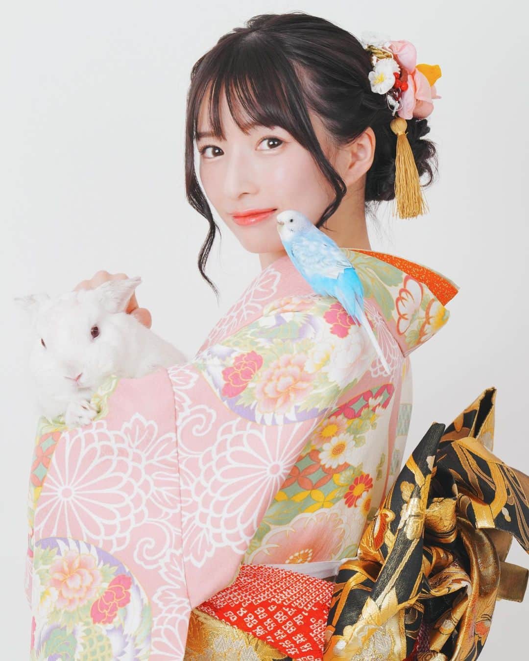 のインスタグラム：「今年もよろしくね🎍 #2023 #振袖」