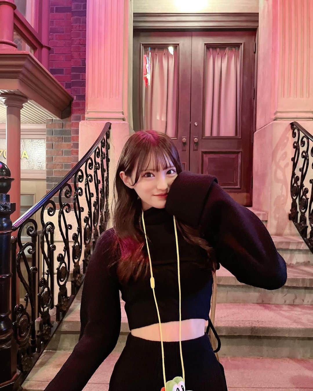 のインスタグラム：「🐇♥  𝐻𝑎𝑝𝑝𝑦𝑁𝑒𝑤𝑌𝑒𝑎𝑟🎍 ユニバカウントダウンいってきた♡」
