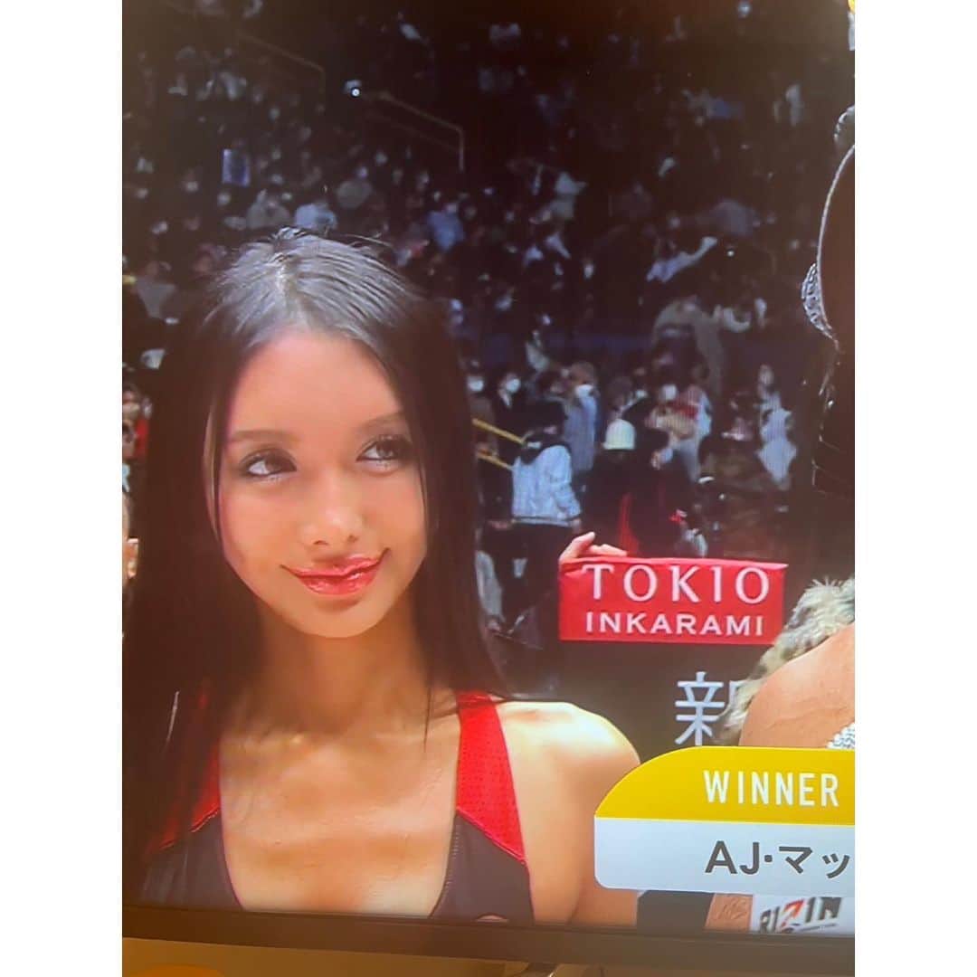 西垣梓のインスタグラム：「#AJ #MCKEE #won #final fight #congratulations #bellator #fight」