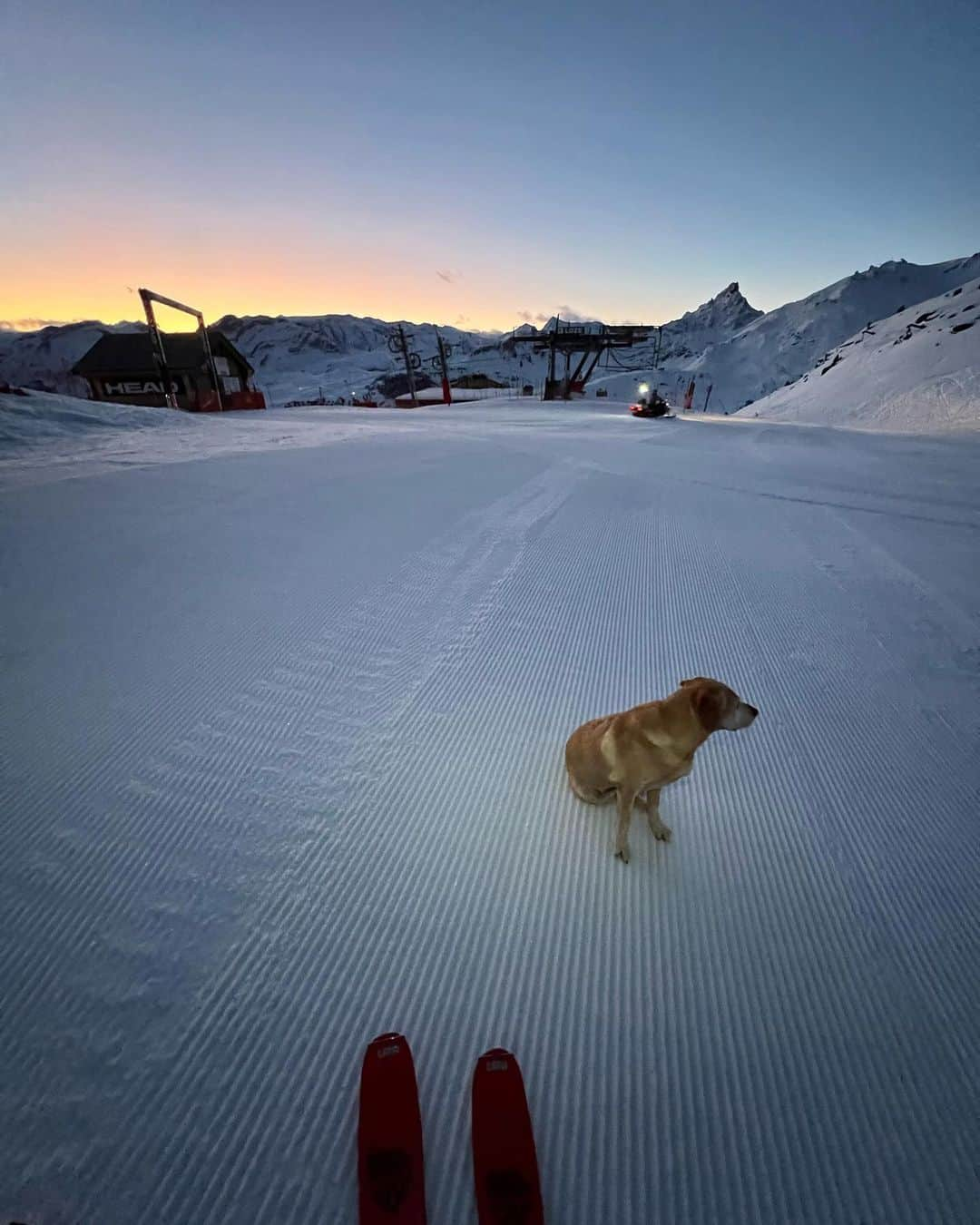 ジェームズ・ロシターさんのインスタグラム写真 - (ジェームズ・ロシターInstagram)「New Year started! Skinning to the top of the mountain for a sunrise breakfast 🏔️⛷️🎿」1月2日 1時01分 - rossiterracing