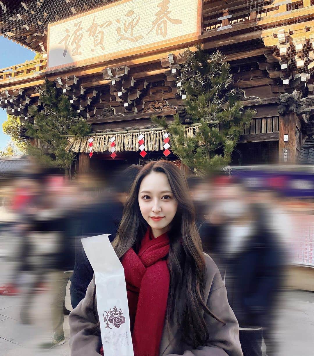 のインスタグラム：「. 今年は怠けず色んなことに挑戦する年に  素敵な一年になりますように✨ よろしくお願いします🐰  #happynewyear #新年 #2023 #初詣」
