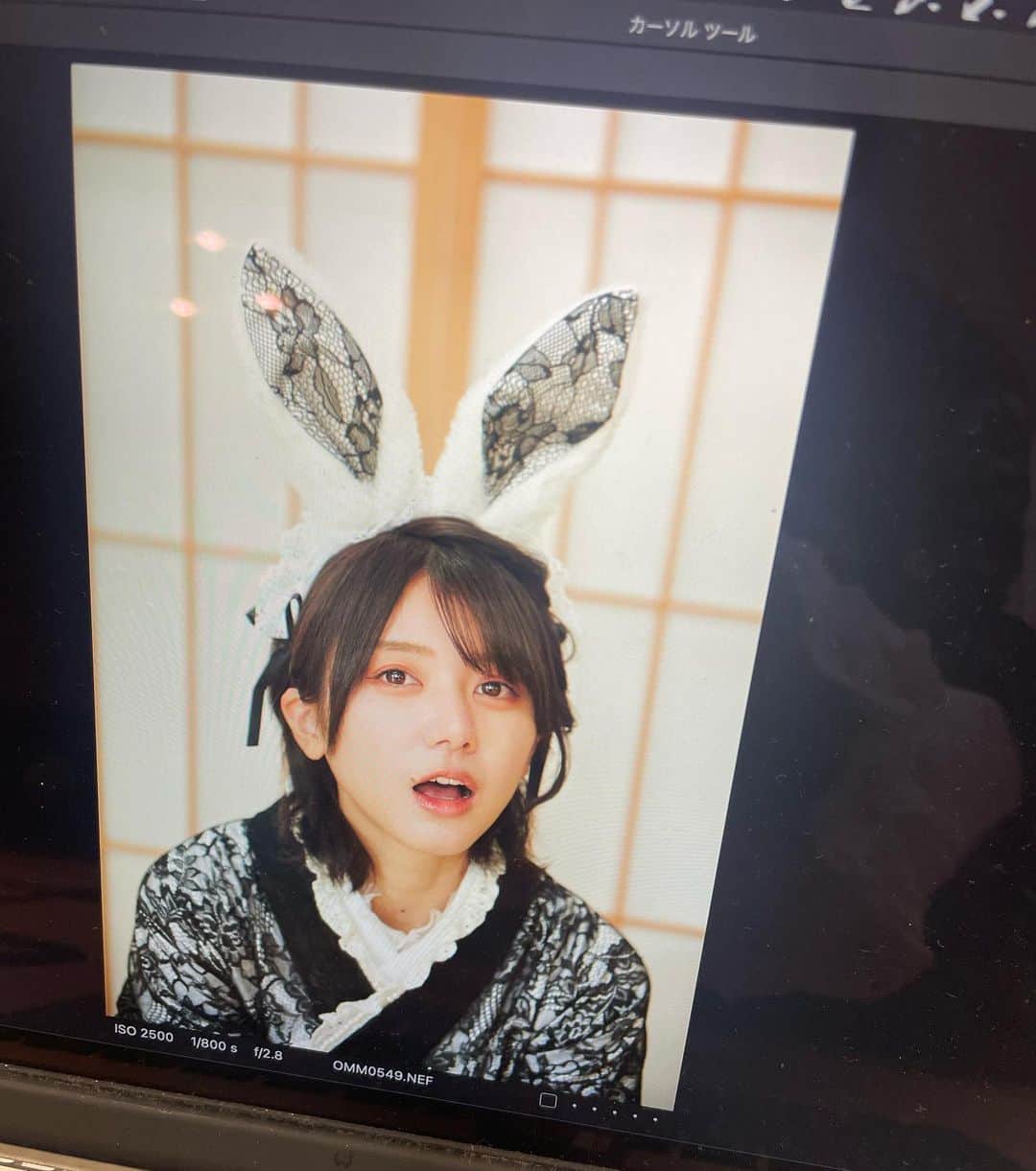 大西桃香のインスタグラム：「2023  あけましておめでとう☁️🐇🫧  うさ西\(^o^)/」