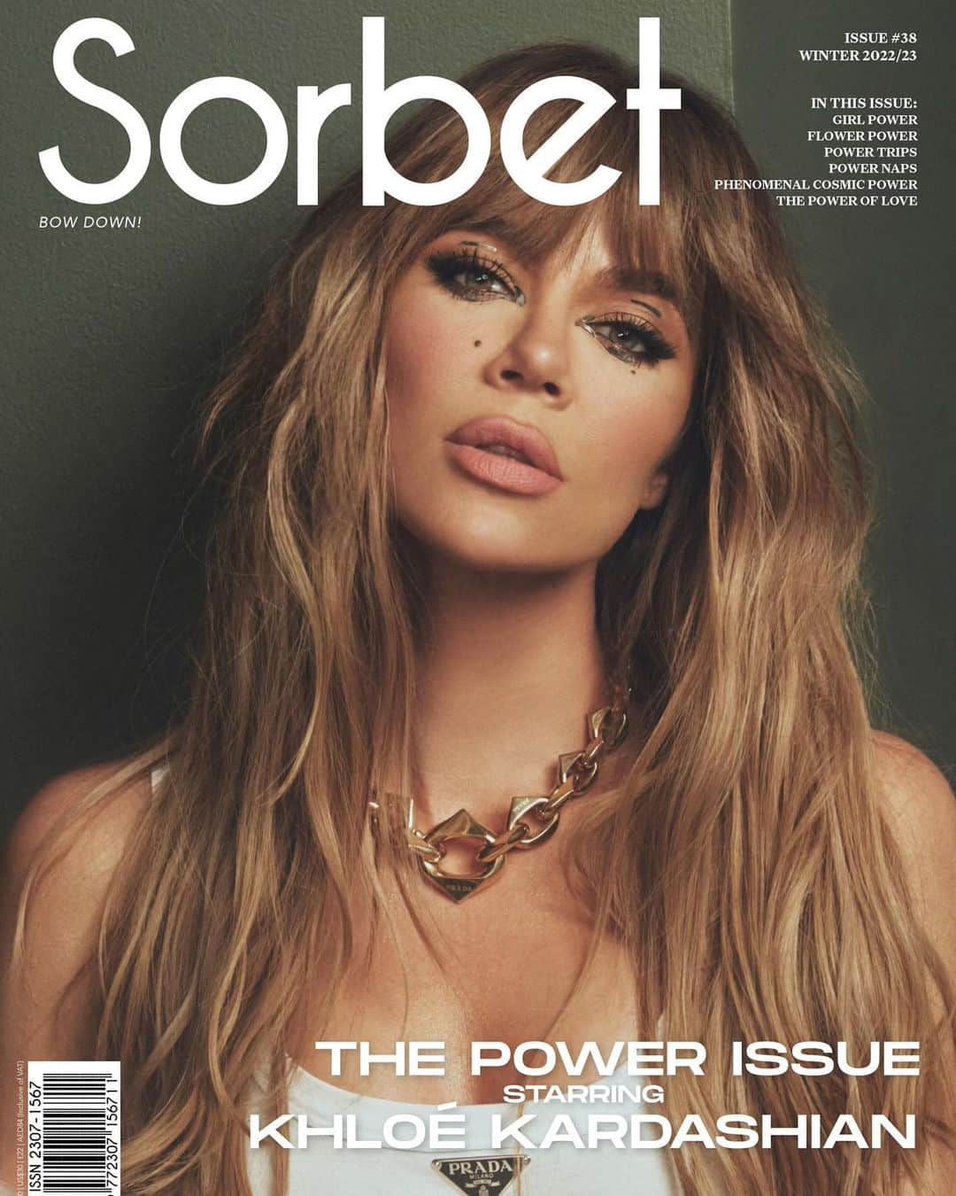 カーダシアン家のお騒がせセレブライフのインスタグラム：「The Power Issue of @sorbetmag starring @khloekardashian in @prada 💫」
