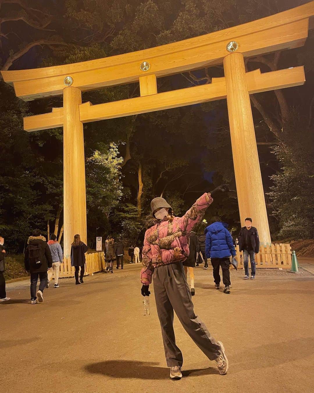 松田リマのインスタグラム：「. ただいまトーキョー@明治神宮」