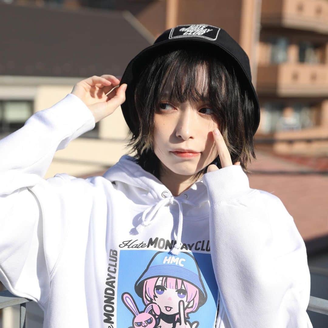 のインスタグラム：「HATE MONDAY CLUB モデルさせて頂いております🐰」