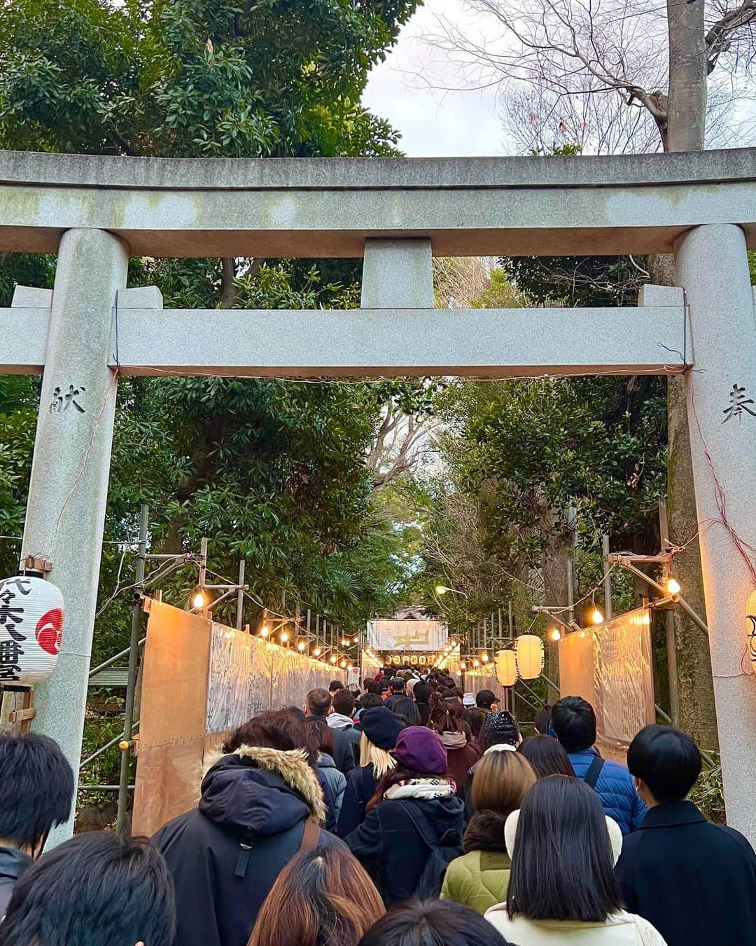 芹沢尚哉さんのインスタグラム写真 - (芹沢尚哉Instagram)「🎍初詣に行ってきました🎍 まさかこんなに並んでいるとは💦 びっくり😵 陽が出てる時間に行ったはずなのに いつの間にか夜でした🌙笑 でもしっかり神様に新年のご挨拶してきたよん✌️  出世稲荷社にも参拝してきた⛩✨  おみくじは末吉だったけど 素敵な一年になりますように。」1月3日 18時28分 - naoya_serizawa