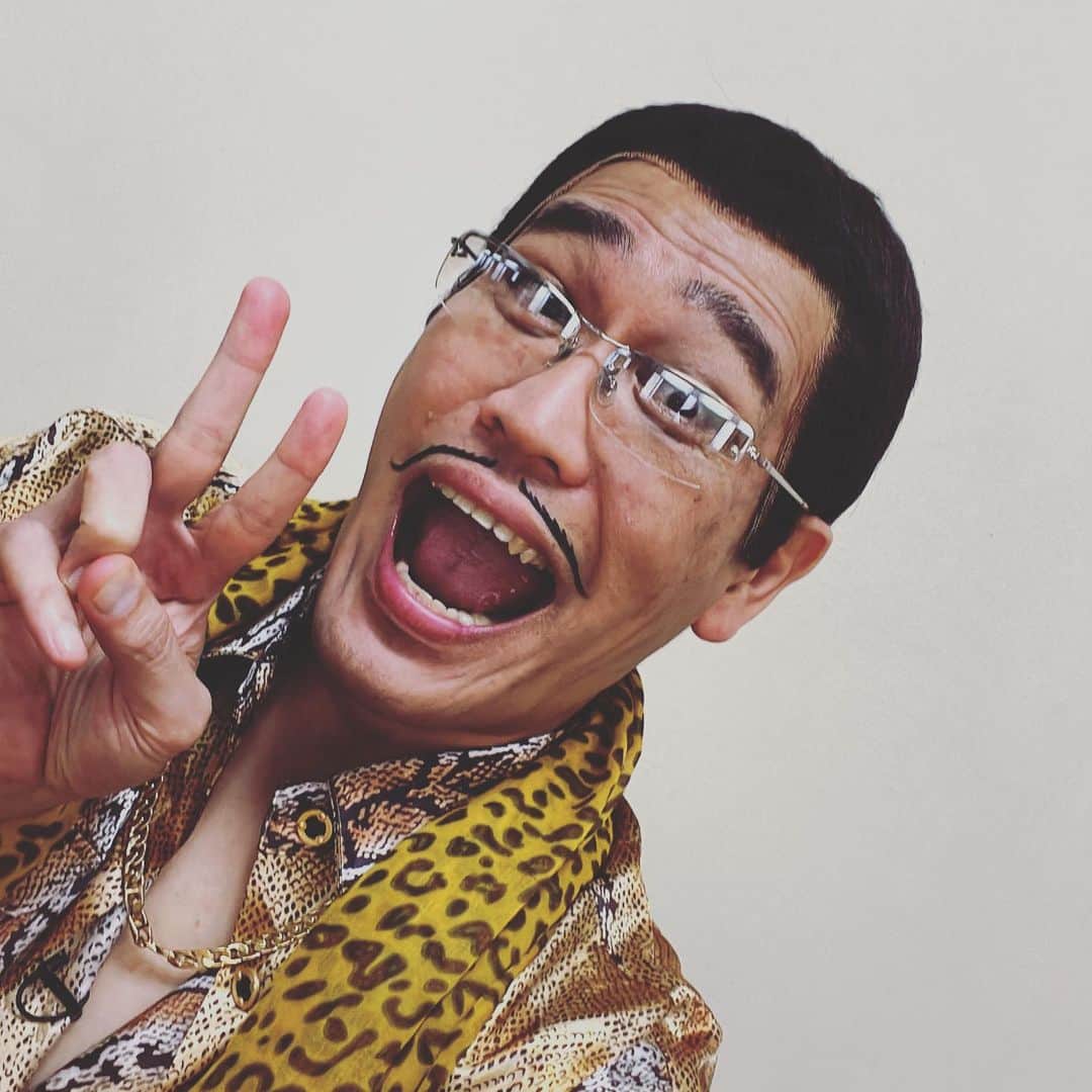 ピコ太郎のインスタグラム：「倖田來未ちゃんと…収録ピコぉ！」