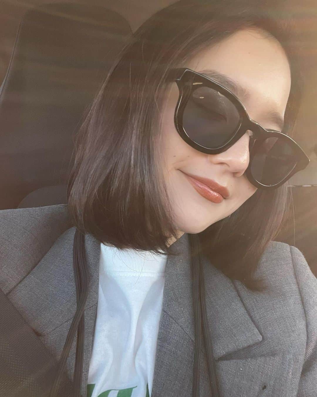 木村穂乃香のインスタグラム：「髪の毛結構伸びたね🥹  ボブも好きやけど またばっさり切ろうかなー。。  #dayoff#いつかの」