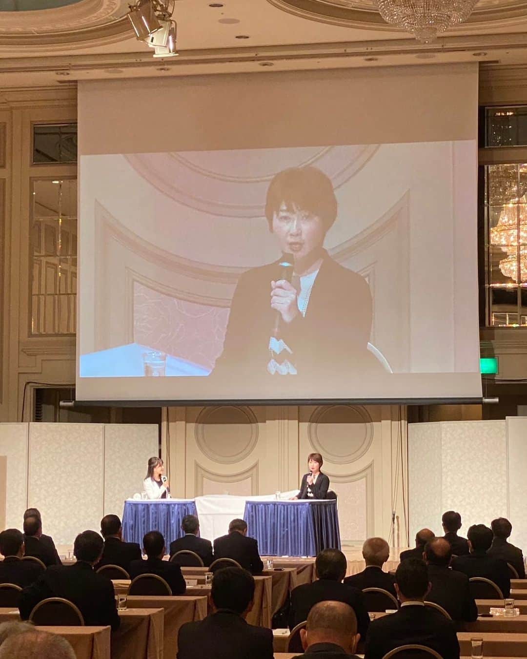 古閑美保のインスタグラム：「トークショー」