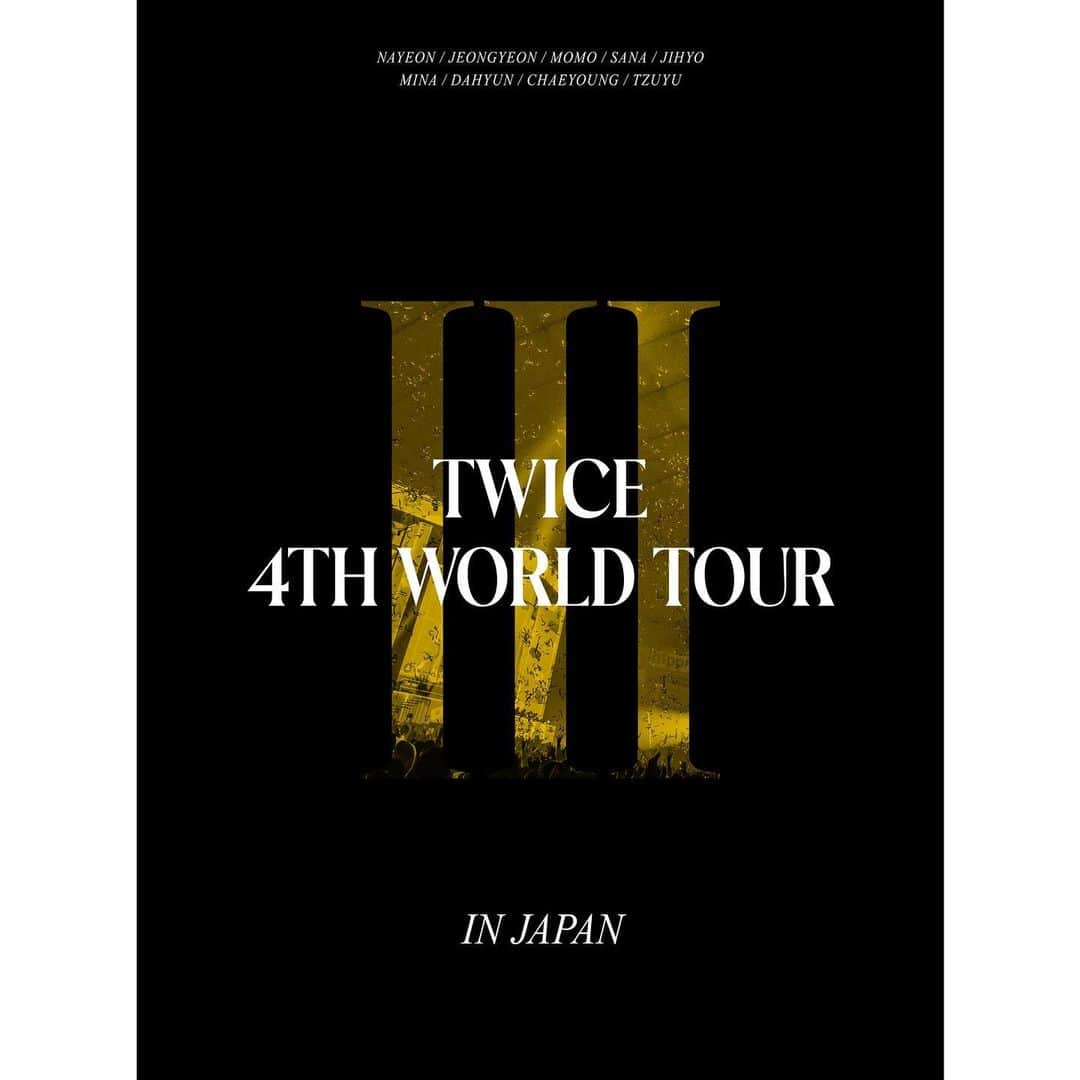 のインスタグラム：「. TWICE LIVE DVD & Blu-ray『TWICE 4TH WORLD TOUR 'III' IN JAPAN』 2023.2.21 Release  https://twicejapan.com/feature/4thworldtour3_livedvd  #TWICE #TWICE_4TH_WORLD_TOUR」
