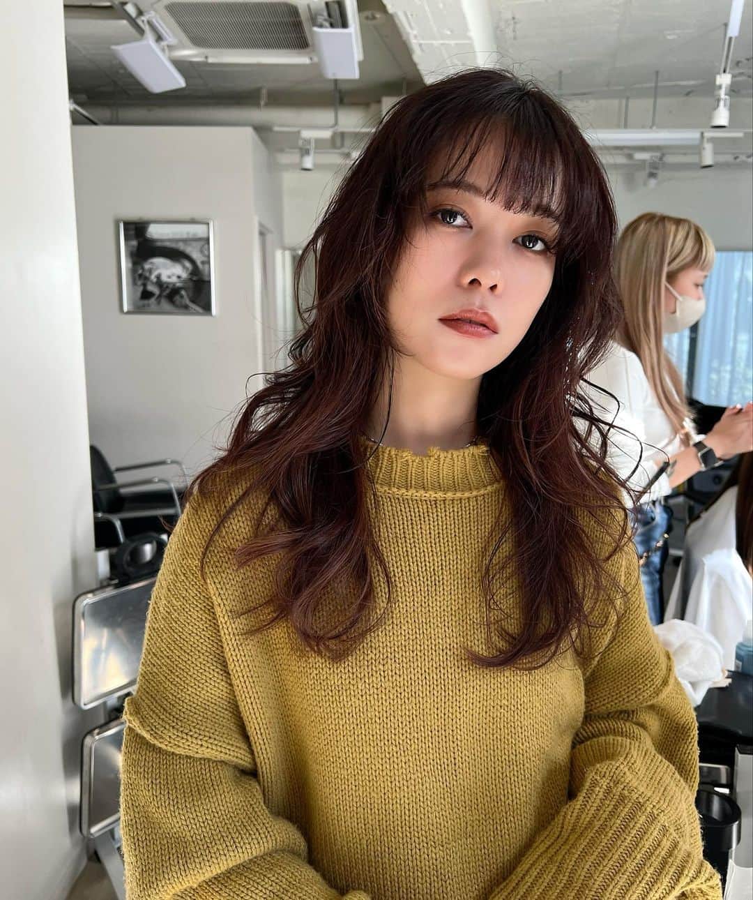 松林彩のインスタグラム：「健康な体と心が1番✌︎  ---------❤︎----------. #サロモ #サロンモデル #ロング #ロングヘア #ヘアアレンジ #アッシュカラー  #撮影 #撮影モデル #f4f #hair #hairstyle #haircolor #makeup #coordinate #fashion #instafashion #hair #ootd #girl　#girls #love #follow #me #like4like」