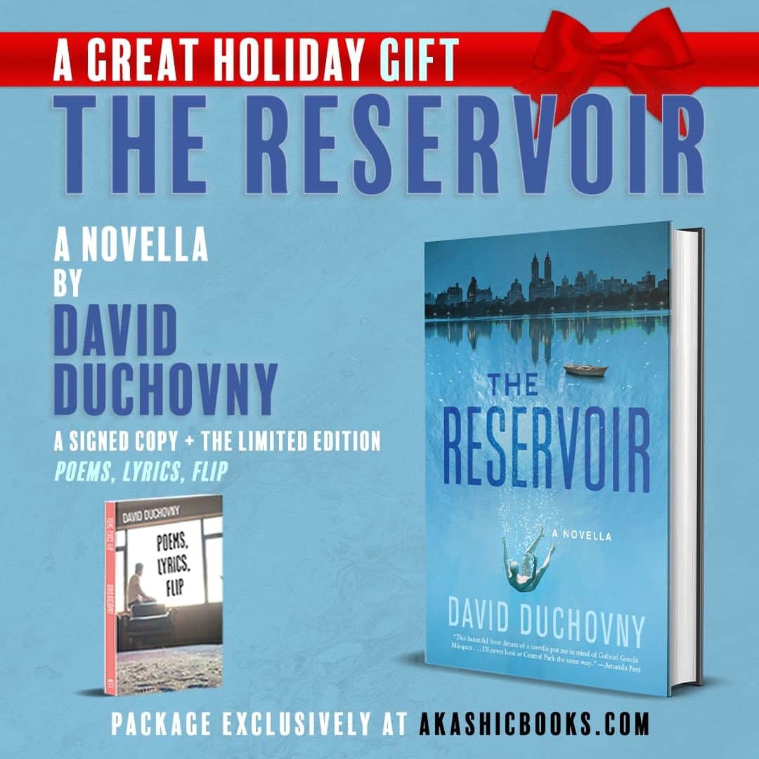 デイヴィッド・ドゥカヴニーのインスタグラム：「'The Reservoir' limited edition package available now from @akashicbooks.  Link in bio.」