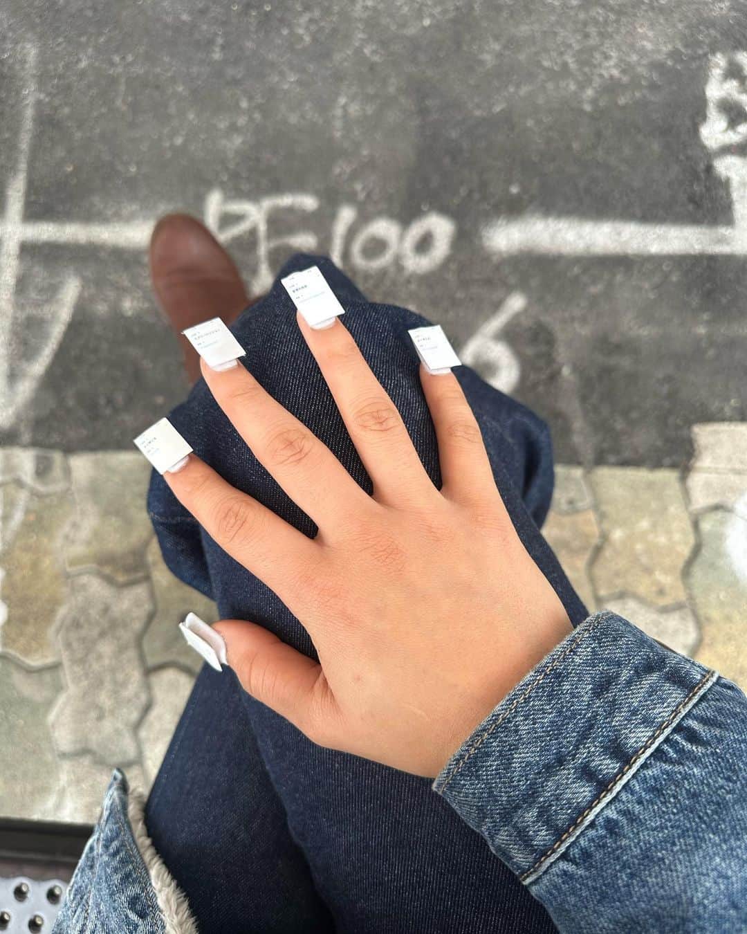 Mayuriのインスタグラム：「My new nail 💅💙 . いつもありがとう❤️ @sayapipipipi38」