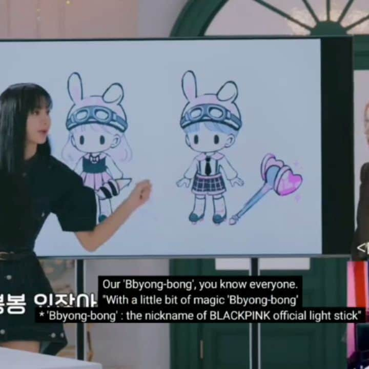 リサのインスタグラム：「LISA defending their character design as if she was defending her thesis. She's so serious and cute at the same time. 🤣♈ . . #LISA #LALISA #리사 #블랙핑크 #BLACKPINK #LALISAMANOBAN #LALISAMANOBAL #blackpinklisa #lisablackpink」