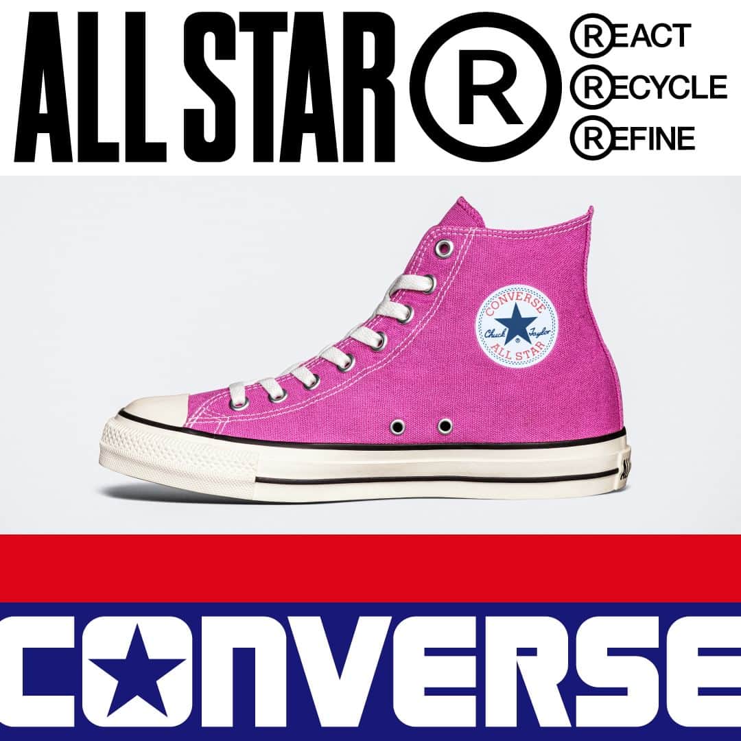 コンバースさんのインスタグラム写真 - (コンバースInstagram)「ALL STAR Ⓡ（アール）DEBUT！ オールスターが3つのRで進化。 高機能なカップインソール"REACT2.0"を搭載し、各パーツには"RECYCLE"素材を採用。 更にディテールとシルエットを"REFINE"！  #converse #allstar #allstar®️ #react  #refine #recycle #shoes #kicks #kotd #コンバース #オールスター #オールスター®️ #オールスターアール #リアクト #リファイン #リサイクル #シューズ #スニーカー」12月13日 19時02分 - converse_jp