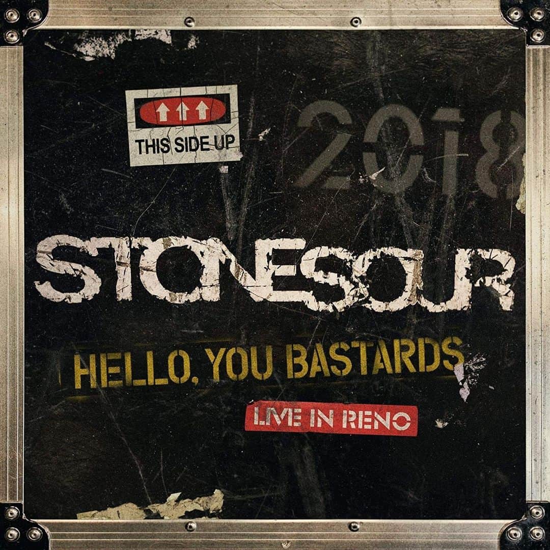 Stone Sourのインスタグラム：「Hello You Bastards: Live In Reno was released on this day in 2019. Relive the album now.」