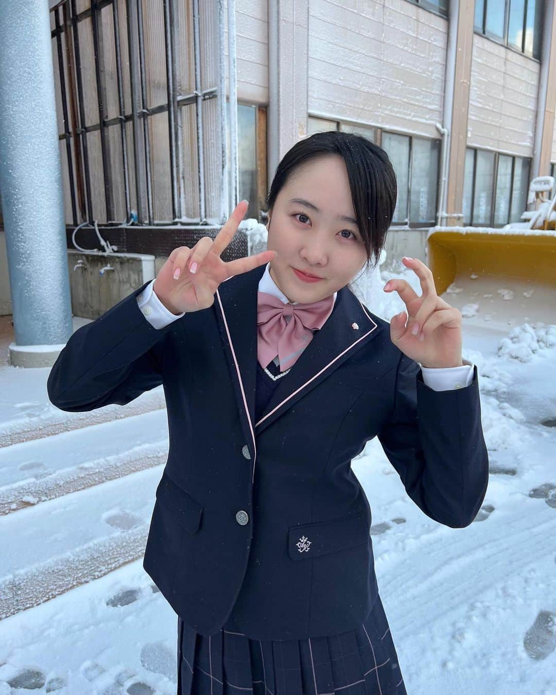 本田望結さんのインスタグラム写真 - (本田望結Instagram)「青森もとっても寒いです❄️ 高校生活も残りわずか。毎日を大切に過ごします。 #青森山田」12月14日 17時44分 - miyu_honda_official