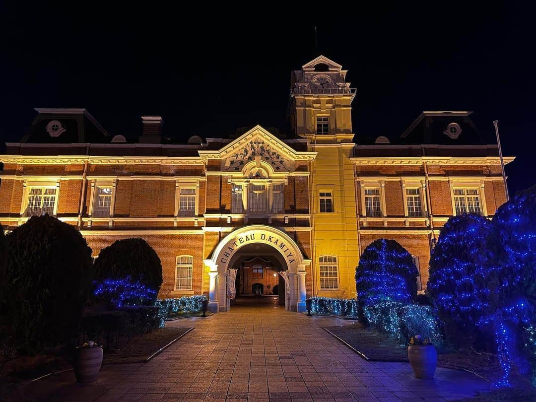 japantripのインスタグラム：「ライトアップされた牛久シャトー #牛久シャトー #japanculturalheritage  #牛久市 #ushiku  #ushikuchateau  #日本遺産 #日本ワイン140年史」