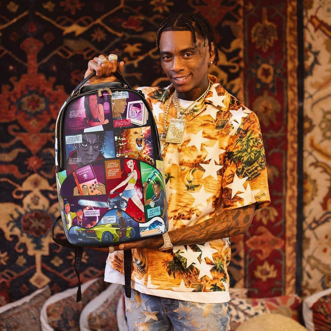 ソウルジャ・ボーイ・テレムさんのインスタグラム写真 - (ソウルジャ・ボーイ・テレムInstagram)「Soulja Boy x @sprayground collab launch tomorrow 🔥🤲🏾👀」12月15日 2時37分 - souljaboy