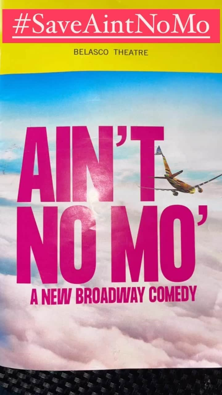 サラ・ラミレスのインスタグラム：「#SaveAintNoMo  Belasco Theater AIN’T NO MO A New Broadway Comedy. Spread the word, buy tickets, post about it, we cannot let this play close! LINK TO BUY TICKETS IN BIO!! I agree that it needs more time to find its audience and continue sending the message that “radical Black work belongs on Broadway too!”- @jordanecooper @steviewalkerwebb @leedaniels @aintnomobway  Pic 2: Sara & @crystallucasperry outside the Belasco theater   Pic 3: Sara & @jordanecooper & @qween_jean outside the Belasco Theater   Last slide is from @kaishacreates and reads in white font over light blue background: “ #SaveAintNoMo, A Call to Action for the Broadway Community, ‘In the name of art, in the name of resistance, in the name of we belong here too…Radical Black work belongs on Broadway too!’ from Jordan E. Cooper @kaishacreates “」