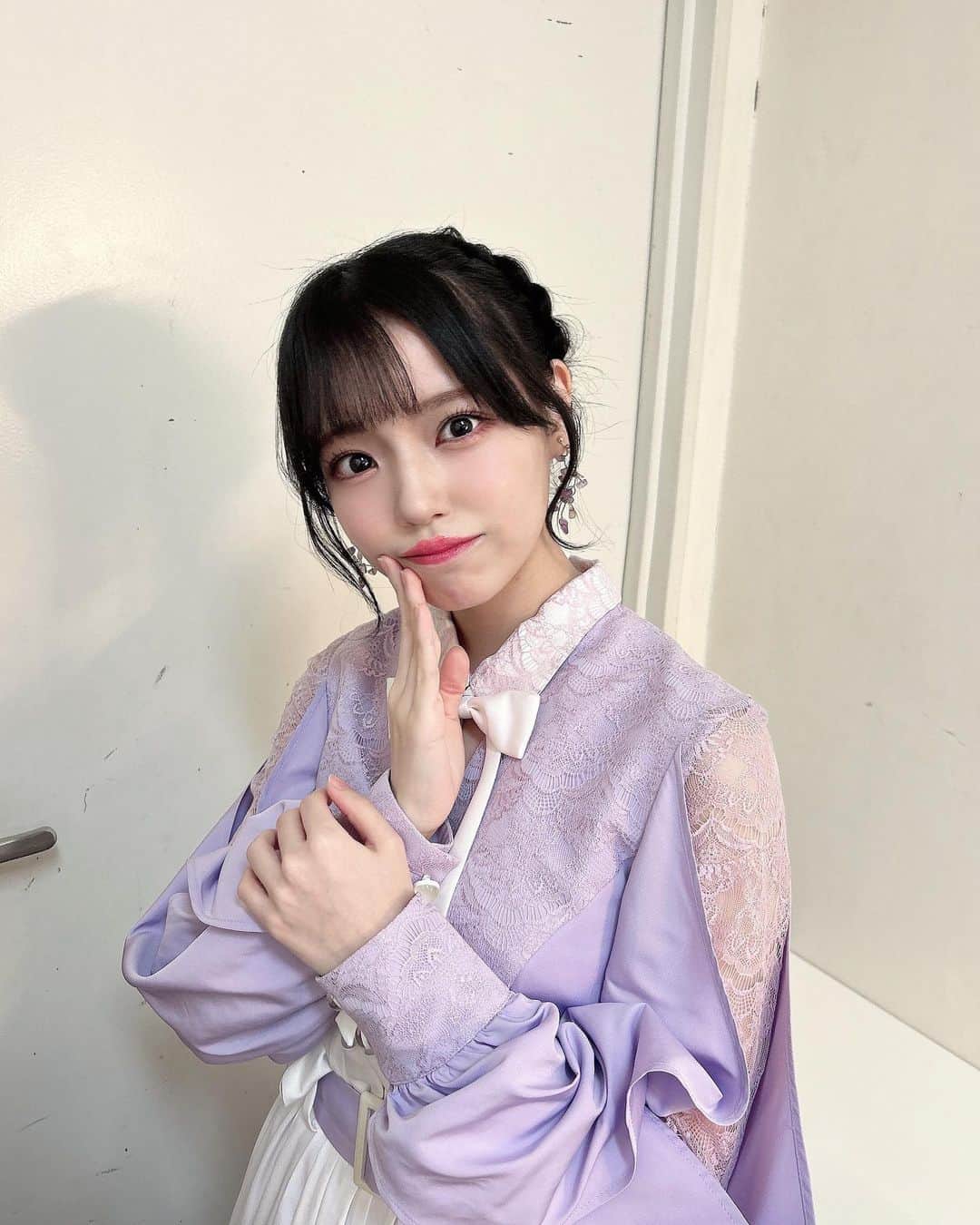 岩田陽菜のインスタグラム：「Charmingtrip公演の時の🤍  今年最後のちゃみちゃみでした‪~  来年はもっと皆で可愛いことしたいね𓏲(　ˆ. ̫.ˆ)」