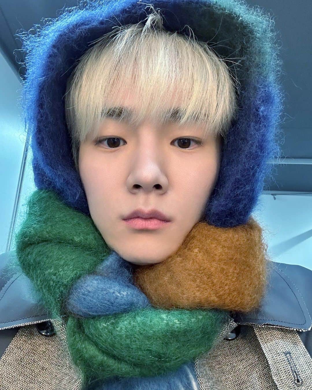 キー のインスタグラム：「눈 안맞을래 ⛄️」