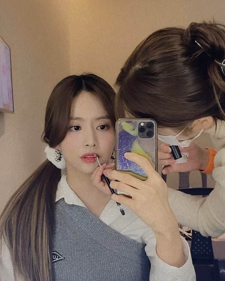 ハン・ボルムのインスタグラム：「다들 안전운전 하세요 눈와요 🌨️」