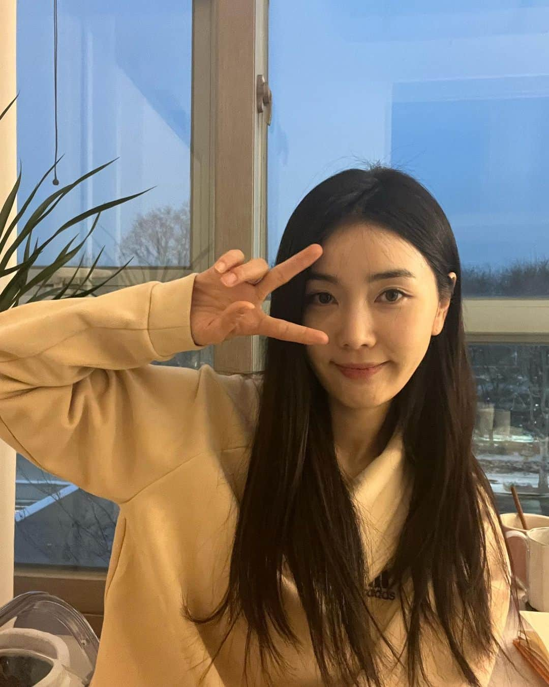 キル・ウネのインスタグラム：「춥지만 따뜻했던 오늘☃️❄️💕❤️」