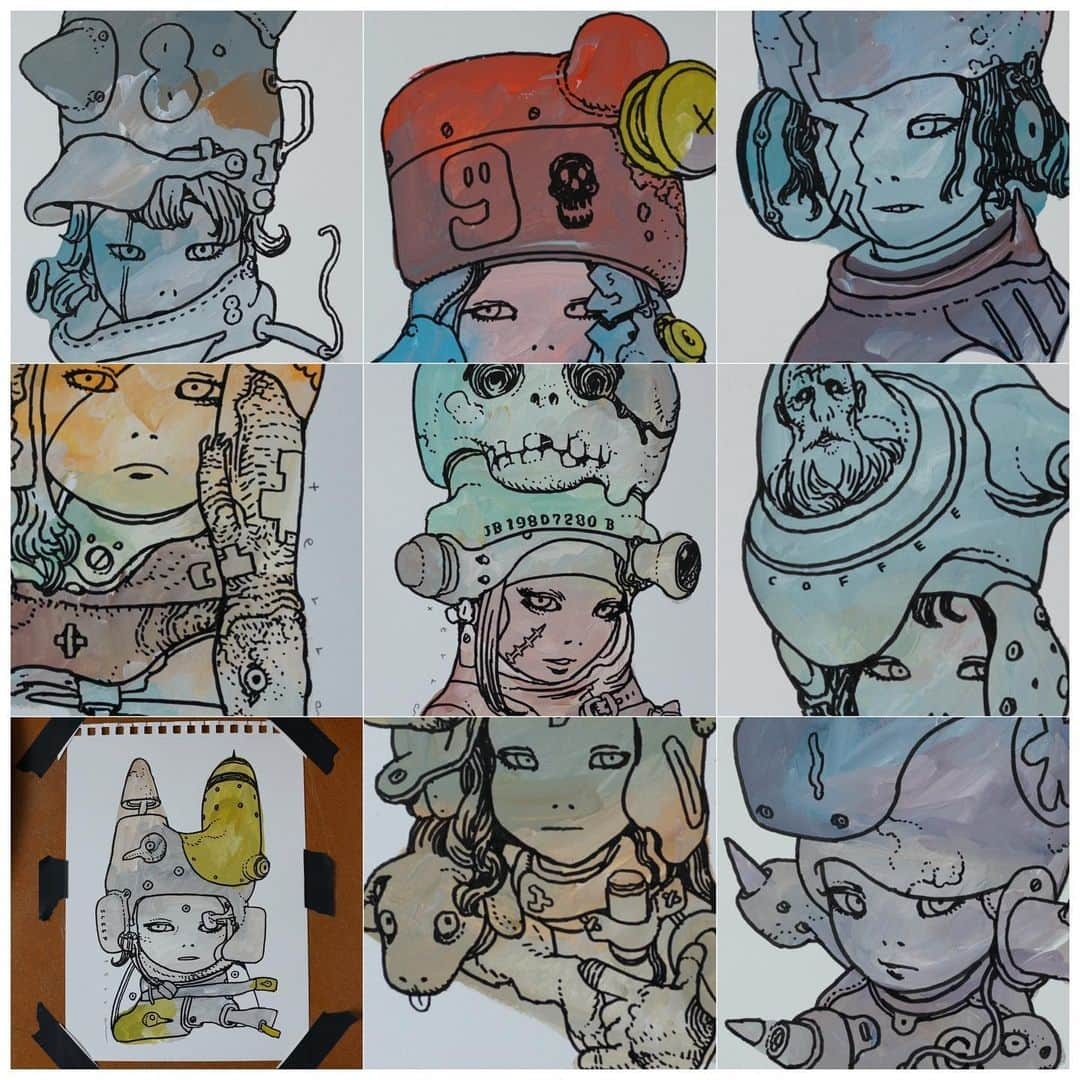 寺田克也さんのインスタグラム写真 - (寺田克也Instagram)「Return of the Hot Pot Girls 2! Exhibition of new work by Katsuya Terada Start Dec 17th 2022 at Giant Robot 2 Gallery  2062 Sawtelle Blvd Los Angeles, CA 90025 424.246.7626 Text Only Contact us at mail@giantrobot.com Fri, Sat and Sunday 12-4pm (it changes) Or by Appointment - Send us a Text」12月17日 5時29分 - katsuyaterada