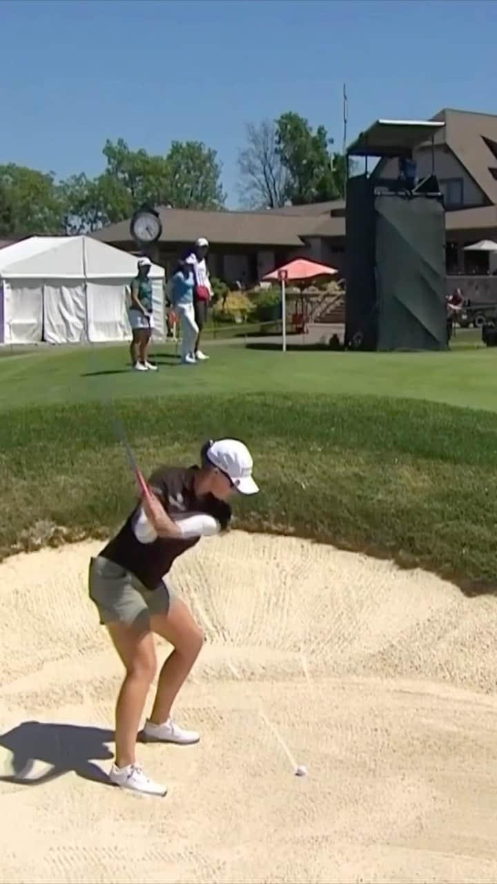 ジェニファー・クプチョのインスタグラム：「@jenniferkupcho was unstoppable at the @meijerlpga earlier this year 💥 Relive her win with some of these top shots! 🏆」