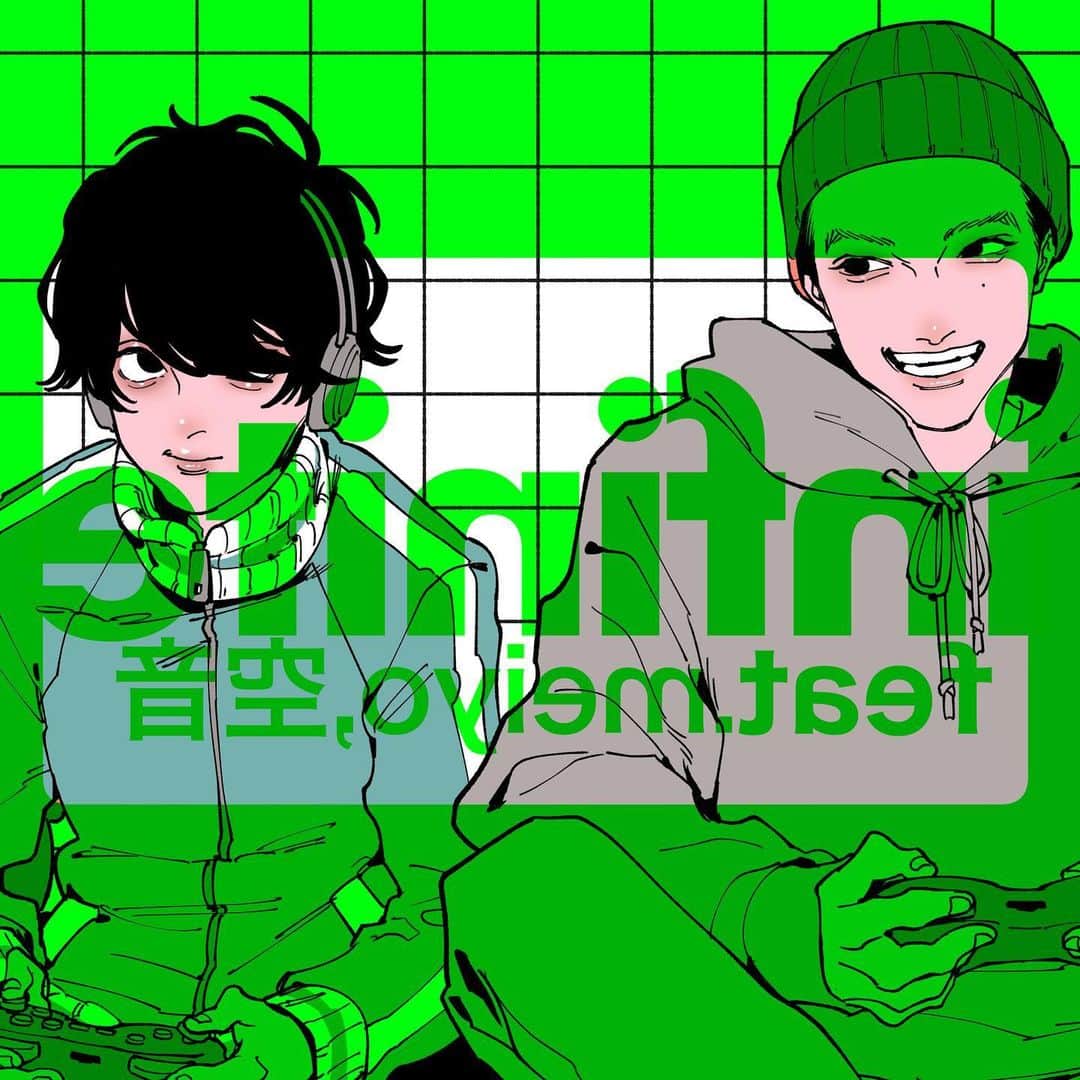 NAKAKI PANTZのインスタグラム：「♾MAISONdes♾ 『infinite feat.空音,meiyo』 トヨタ自動車 新型カローラシリーズCMソング  MVイラストとジャケットを描かせて頂きました！ 本日21時よりyoutubeにてMV公開です。  111号室のちっちゃなゲーマーくん、とてもお気に入りなのでまた描けて嬉しい。。 心踊るかっこいい曲なので是非ご視聴ください！  #illustration#artworks #maisondes#絵#アート」