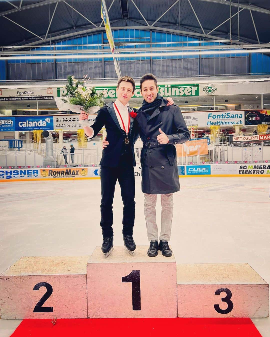 シャフィク・ベセギエのインスタグラム：「Swiss Champion 🇨🇭🥇🔥 Congrats Nur for your first title for you and for me as a coach it was a beautiful moment @teamkusnacht」