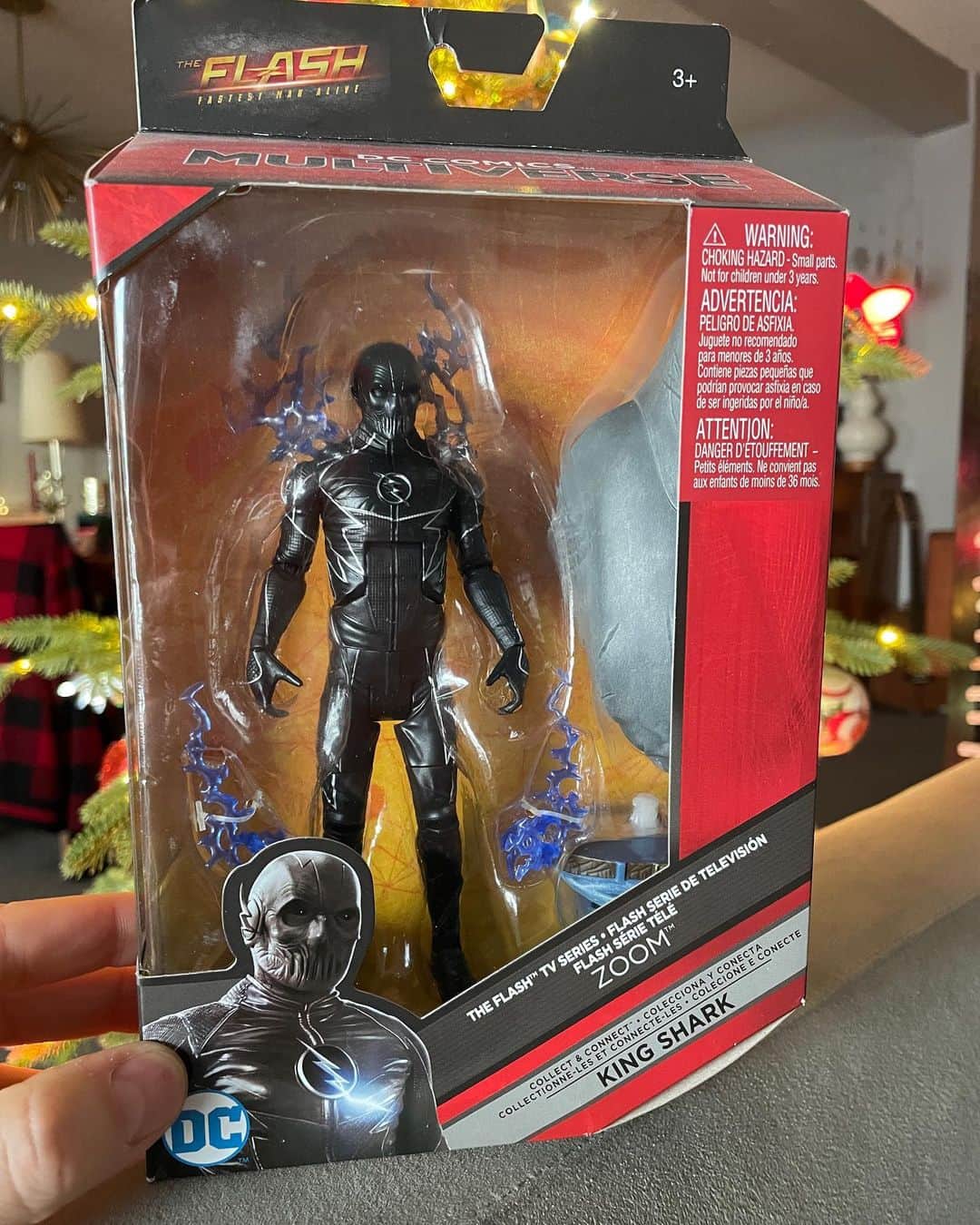テディ・シアーズのインスタグラム：「🚨Charity Auction Part 2 Completed🚨DC Comics Multiverse Zoom figure, part of their King Shark “Build A Figure” series. Happy holidays everyone! 🎄」