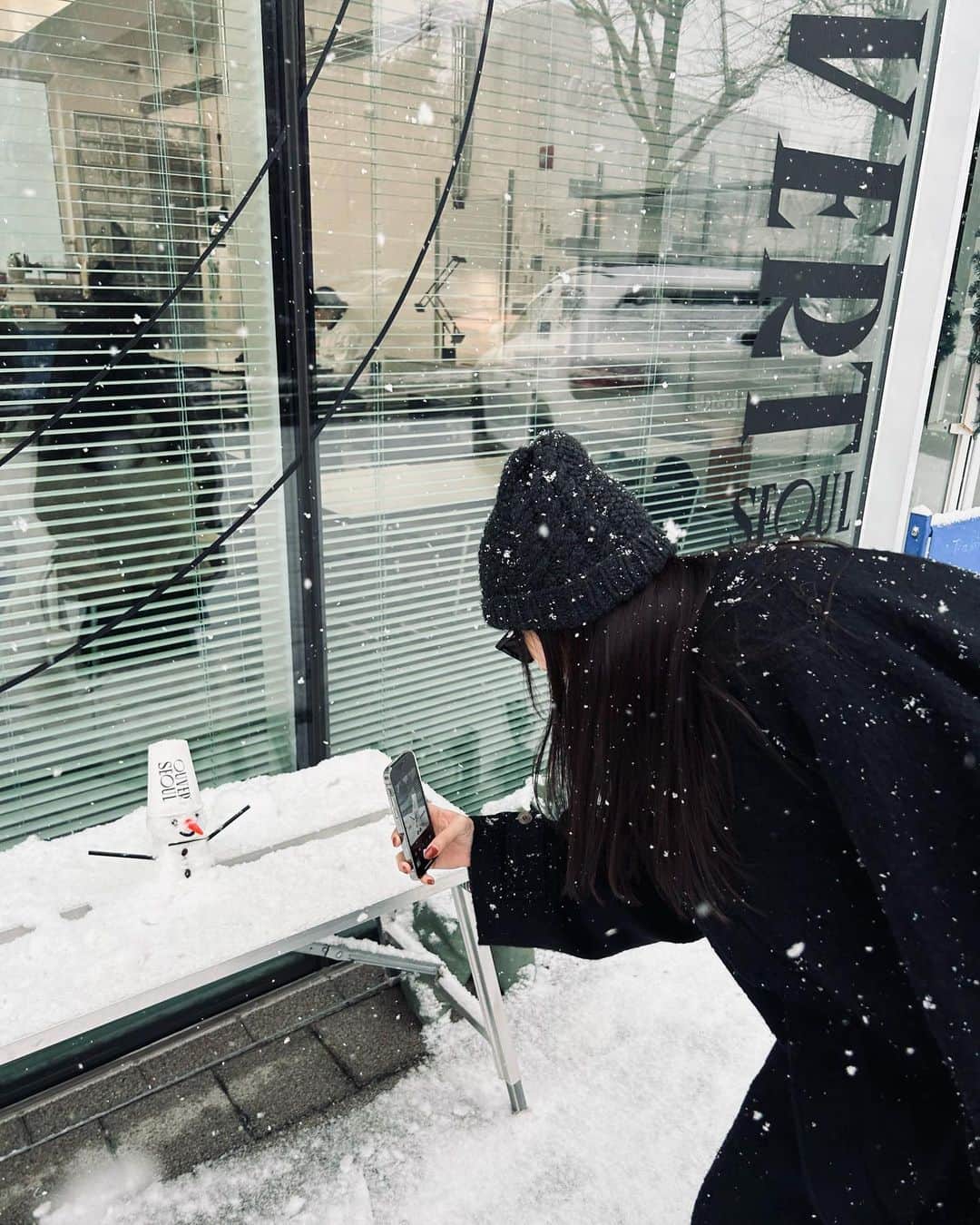のインスタグラム：「🥶」