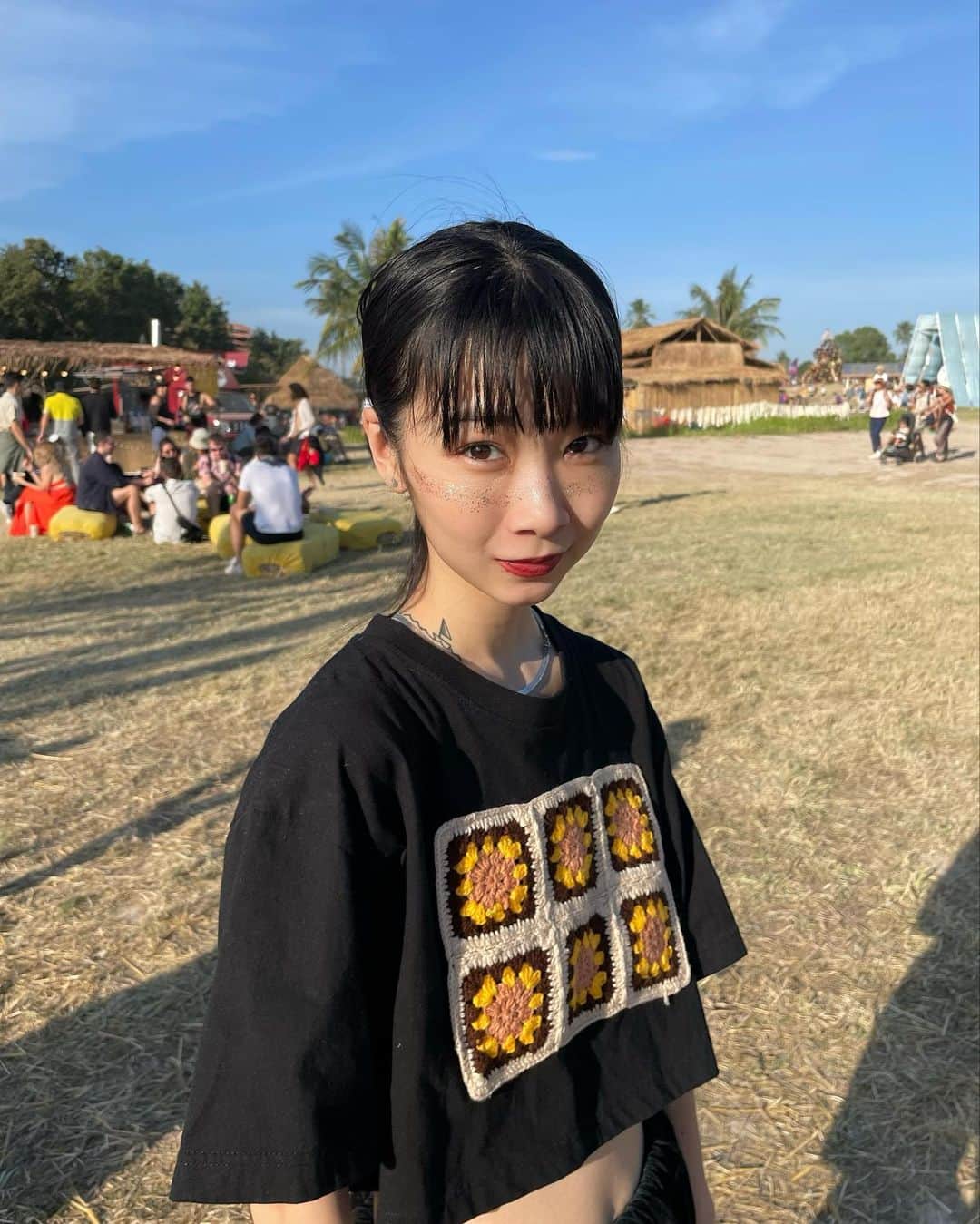 老月ミカのインスタグラム：「🙏🏻🇹🇭🫂🥭🥵」