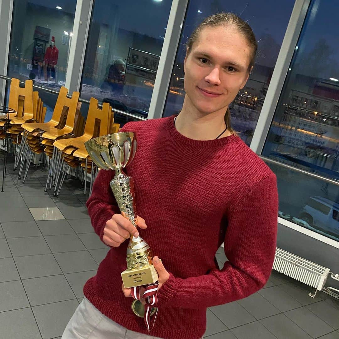 デニス・ヴァシリエフスのインスタグラム：「Latvian Champion x5 🥇 #LatviaTrophy2022」