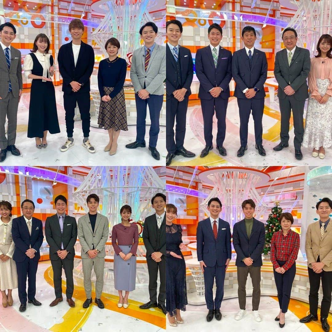 フジテレビアナウンサーさんのインスタグラム写真 - (フジテレビアナウンサーInstagram)「. 生田竜聖です！  ワールドカップ、 盛り上がりましたね〜  めざましのスタジオには 4日間に渡って 日本代表メンバーの皆さんに お越しいただきました！  #森保一監督 に、 #板倉滉選手 、 #田中碧選手 にいたっては 週に2回も！  改めて言わせてください！ 感動をありがとうございました！！！  #FIFAワールドカップカタール2022 #4枚の写真の中で #1人だけ全てに写り込んでいる人がいます #だーれだ #生田コンプリート竜聖」12月19日 11時40分 - fujitv_announcer