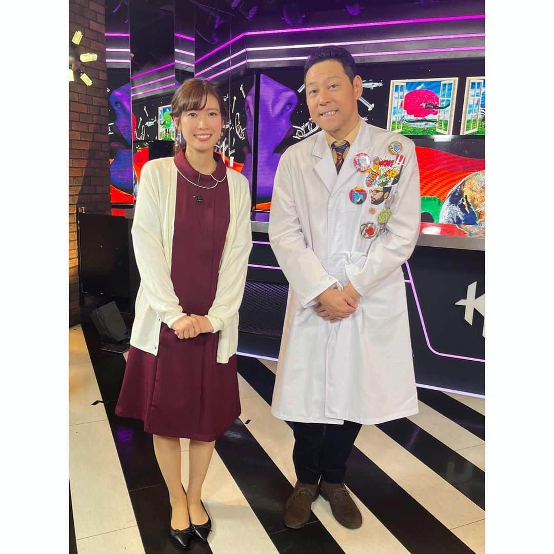 のインスタグラム：「. きょう12月19日(月)夜11時56分から 【天才★凡人チェック　 　異端学者のヤバい論文その発想なかったわ〜】 全国28局ネットにて放送です！🙏✨ ⁡ 天才の発想はどんなものなのか？ 東野幸治さん、アンジャッシュ児嶋さん、 東京大学薬学部教授 池谷先生が、 型破りな天才たちの論文を見ながら 楽しいトークを繰り広げます！ ⁡ 天才たちの発想が奇想天外すぎて、 私はついていくのに必死でした😂 面白い発見もたくさんあるはずです！ 皆さん、ぜひチェックして下さい✨」
