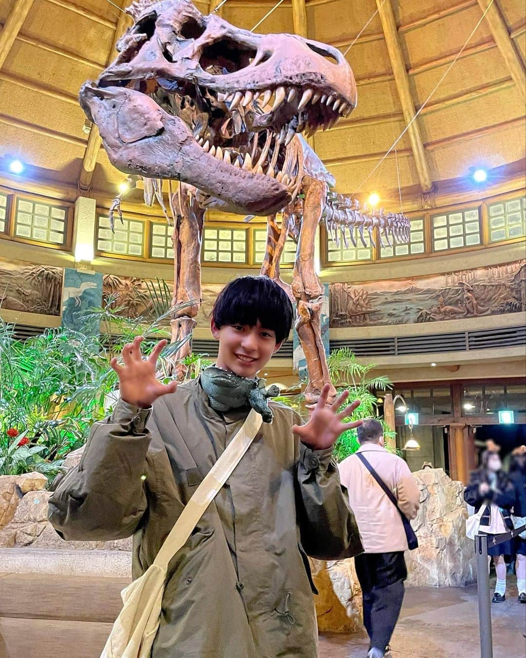 松井大奈さんのインスタグラム写真 - (松井大奈Instagram)「🦖🦖🦖   #恐竜 #ダイナソー#dinosaur」12月20日 12時52分 - akvysv